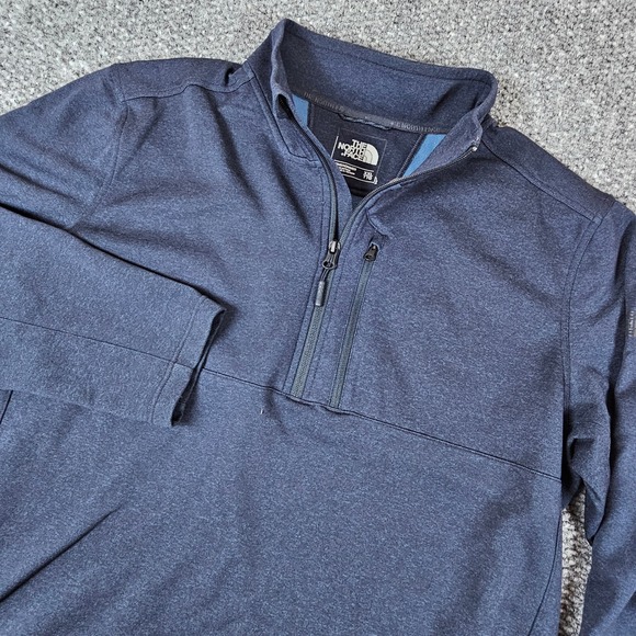 The North Face Other - The North Face Mens XXL Navy Blue 1/4 Zip Fleece Pullover Sweatshirt